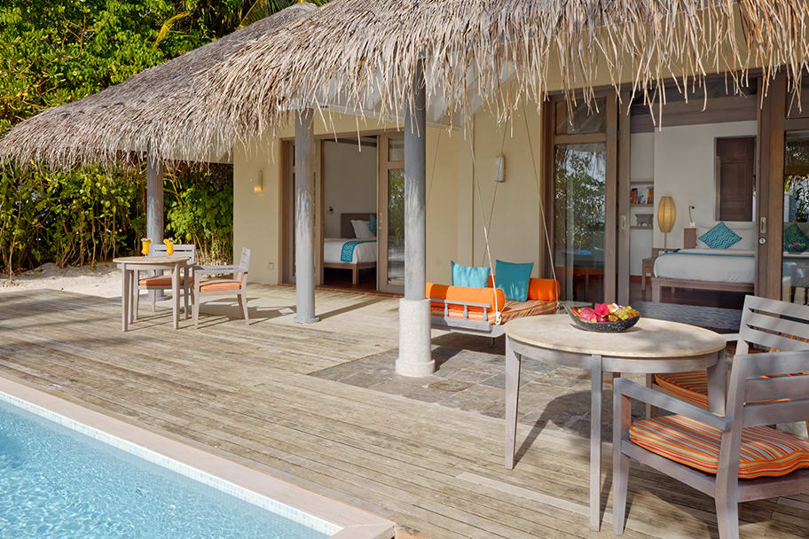 Two-Bedroom Family Beach Pool Villa at Anantara Dhigu Maldives - photo 1