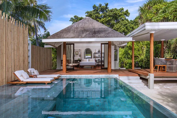 One Bedroom Family Beach Pool Villa at Anantara Kihavah Maldives - photo 1