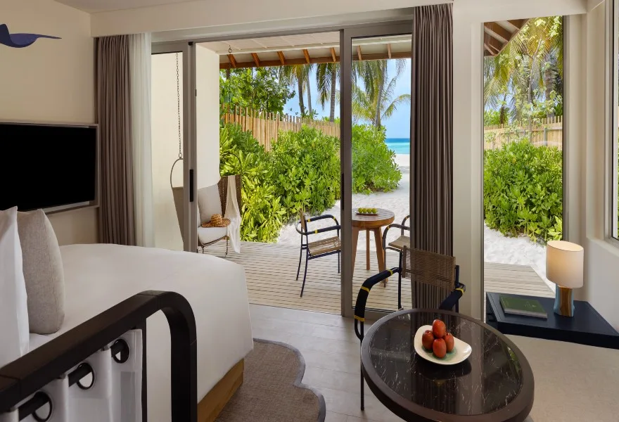 Beach Villa at Avani+ Fares Maldives Resort