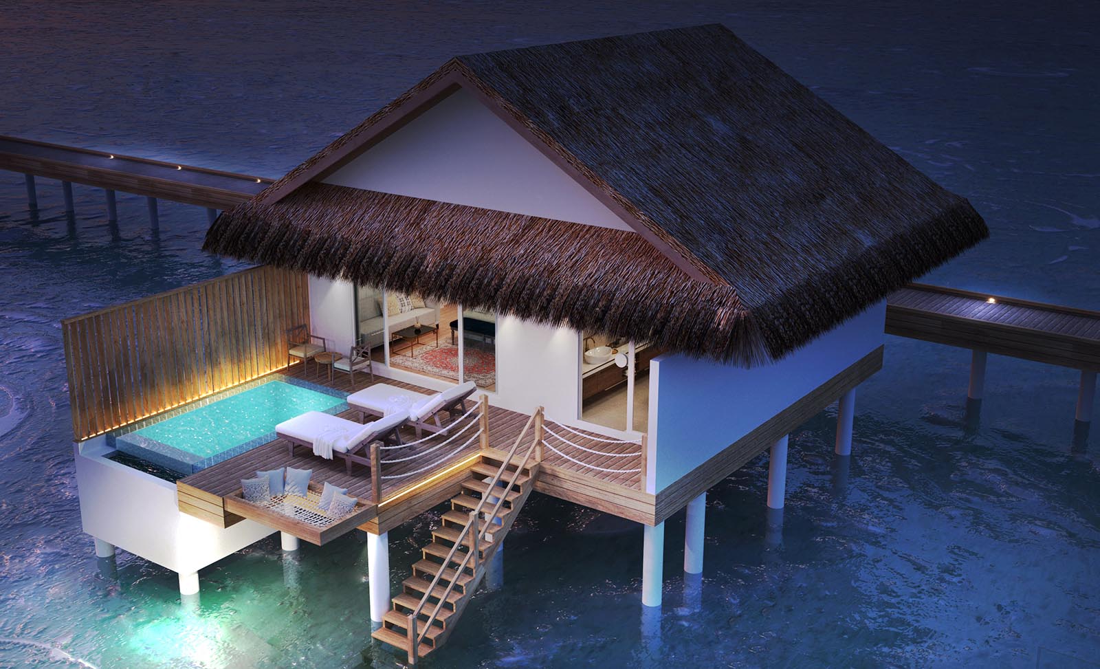 Sunset Water Villa with Pool at Bandos Maldives - photo 1