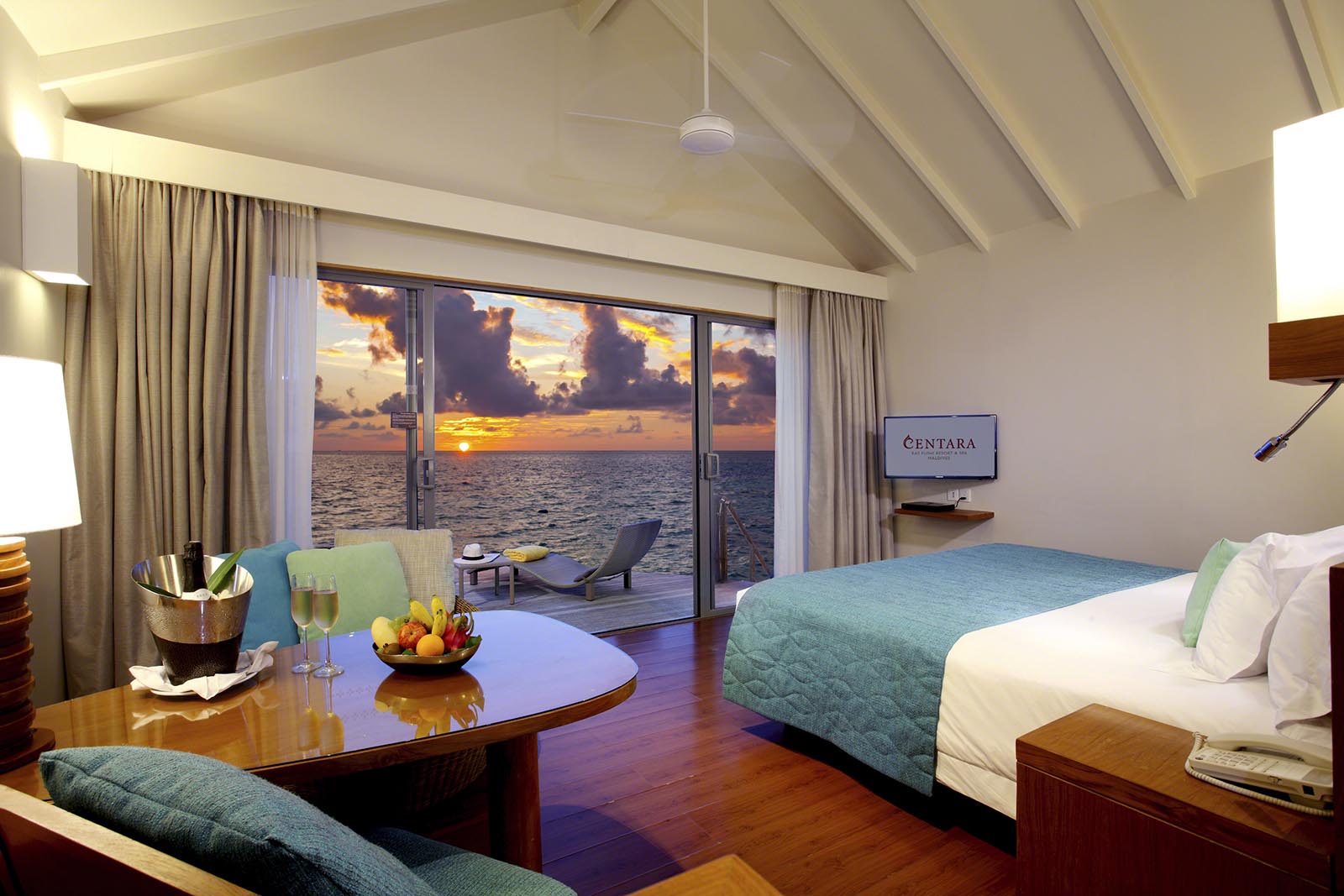Deluxe Sunset Water Villa at Centara Ras Fushi Island Resort & Spa Maldives - photo 1