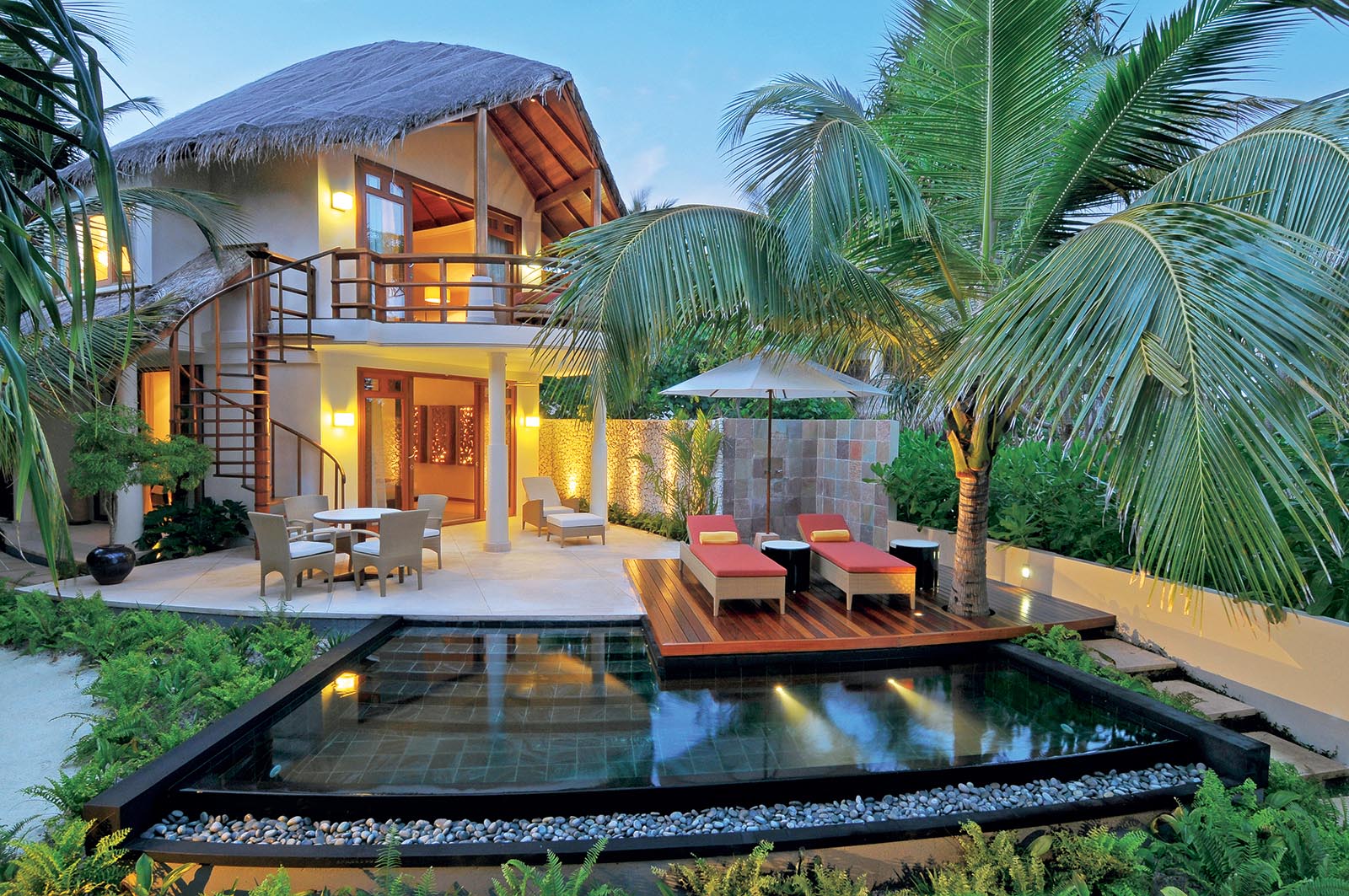 Double Storey Beach Villa at Constance Halaveli Maldives - photo 1