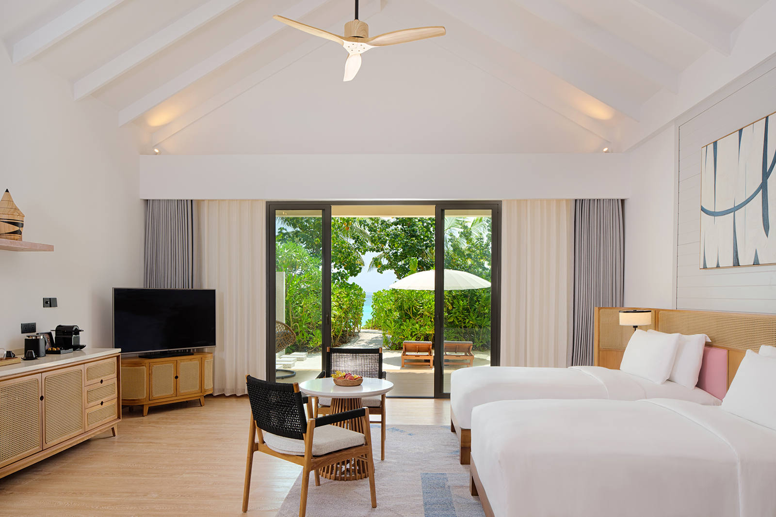 Beach Villa – Twin at dusitD2 Feydhoo Maldives - photo 1