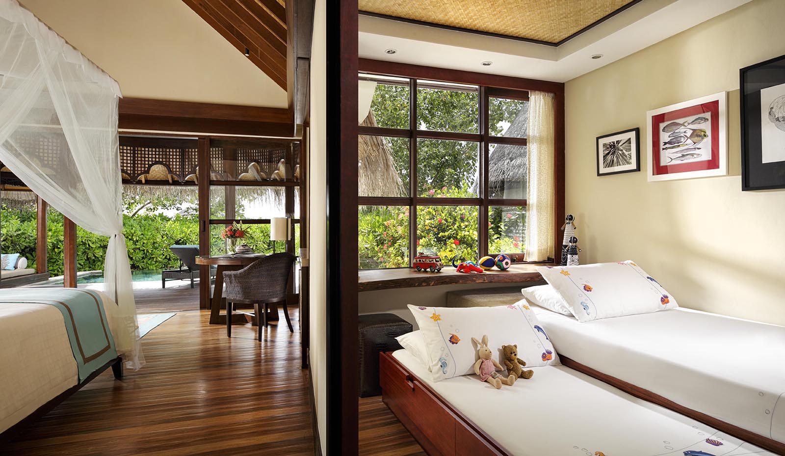 SUNRISE FAMILY BEACH BUNGALOW WITH POOL at Four Seasons Resort Maldives at Kuda Huraa - photo 1