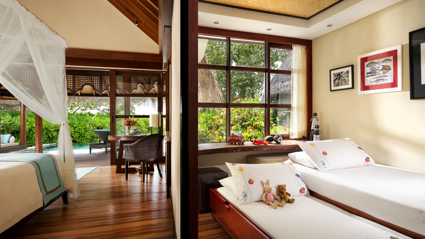 SUNSET FAMILY BEACH BUNGALOW WITH POOL at Four Seasons Resort Maldives at Kuda Huraa - photo 1