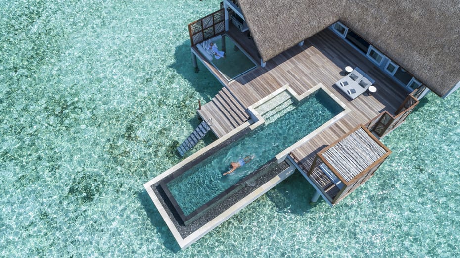 Sunrise Family Water Villa With Pool at Four Seasons Resort Maldives at Landaa Giraavaru - photo 1