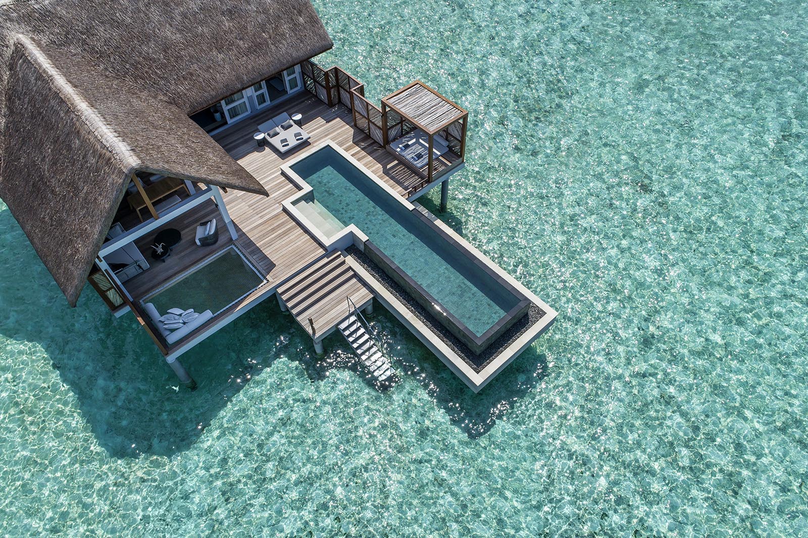 Sunrise Water Villa With Pool at Four Seasons Resort Maldives at Landaa Giraavaru - photo 1