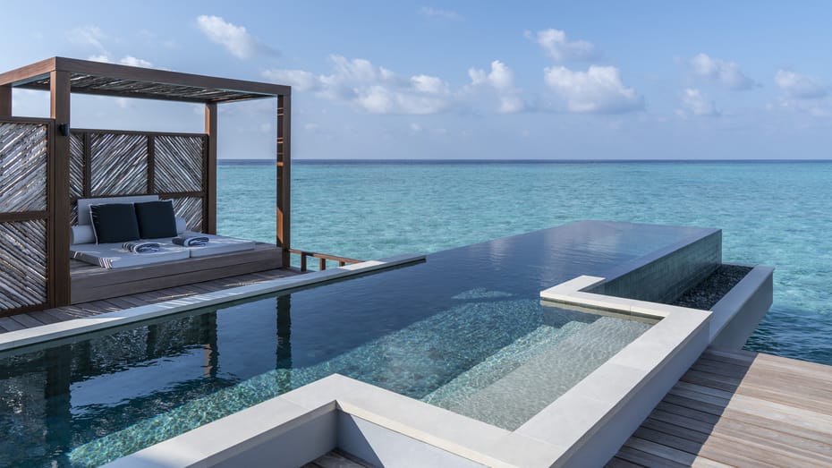 Sunset Family Water Villa With Pool at Four Seasons Resort Maldives at Landaa Giraavaru - photo 1