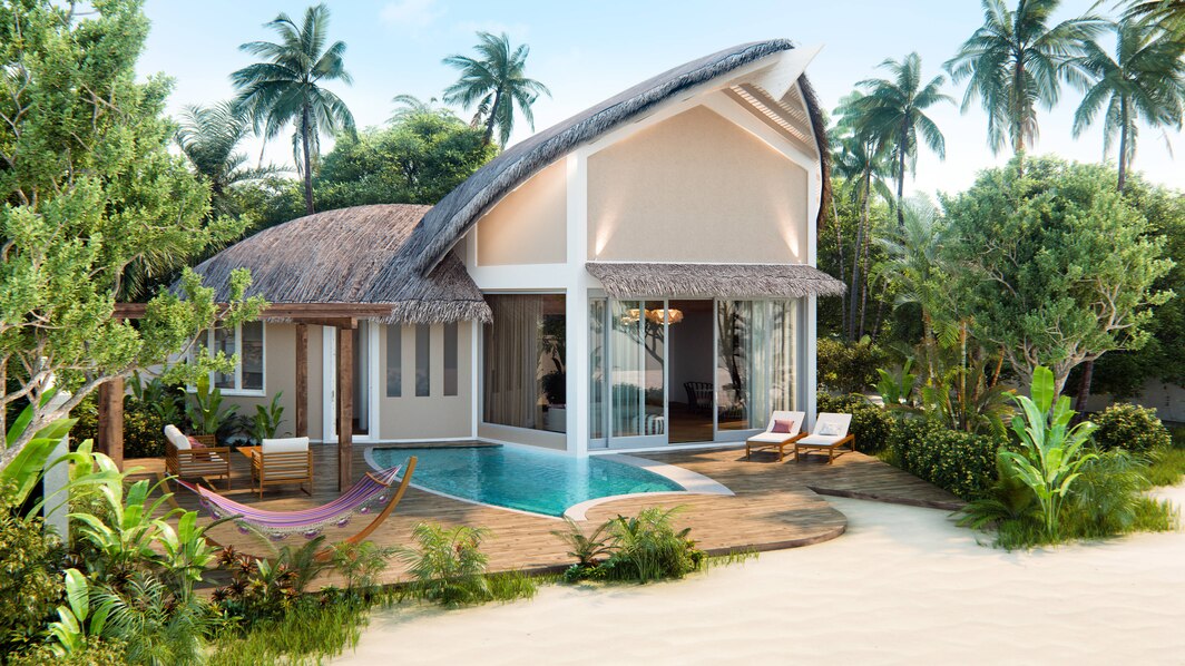 Beach Pool Villa Sunrise at JW Marriott Maldives Resort & Spa - photo 1