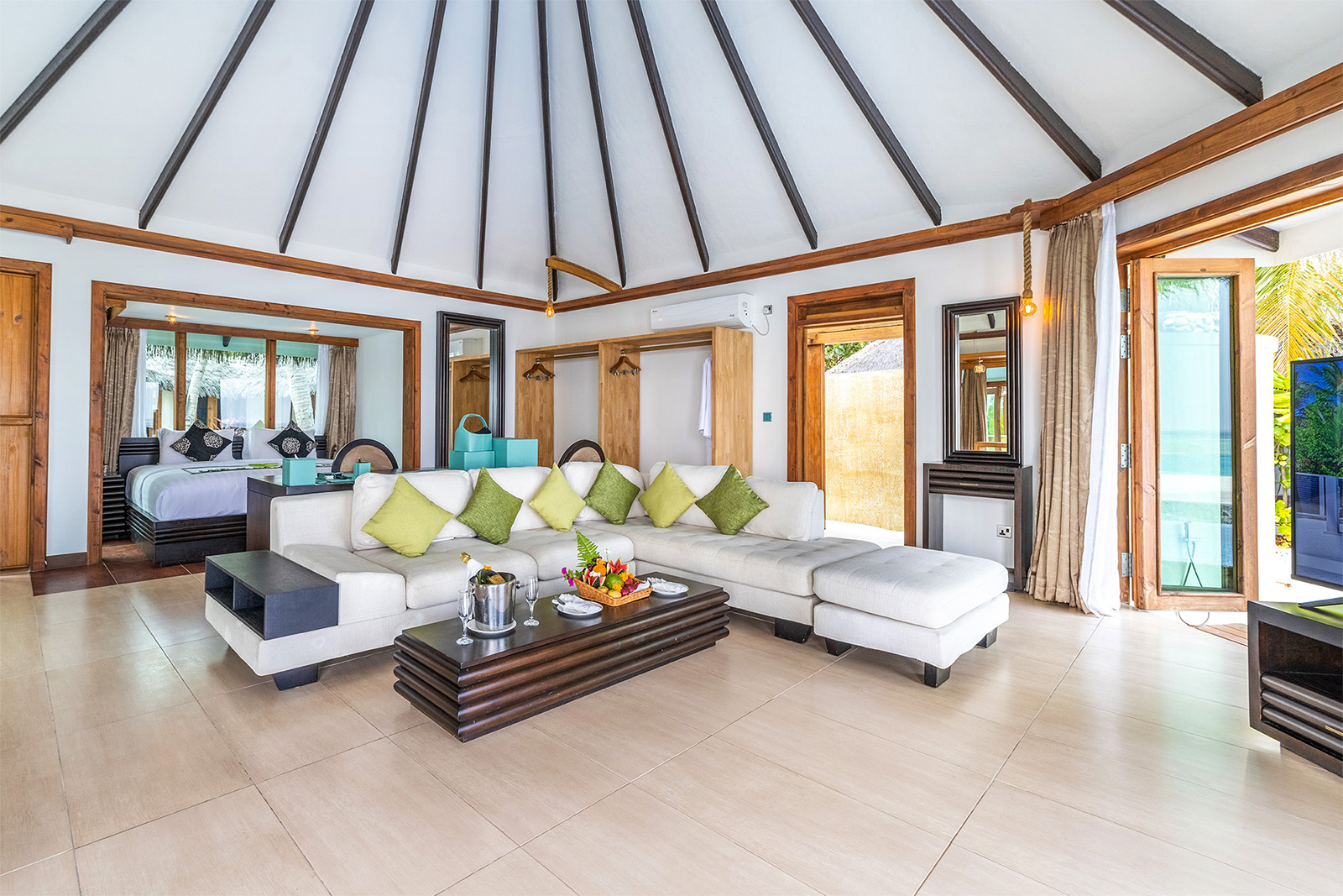 THREE BEDROOM ROYAL BEACH SUITE WITH INFINITY POOL at Kihaa Maldives - photo 1