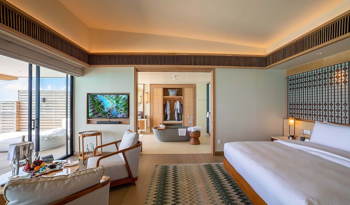 Overwater Villa at Kuda Villingili Resort Maldives