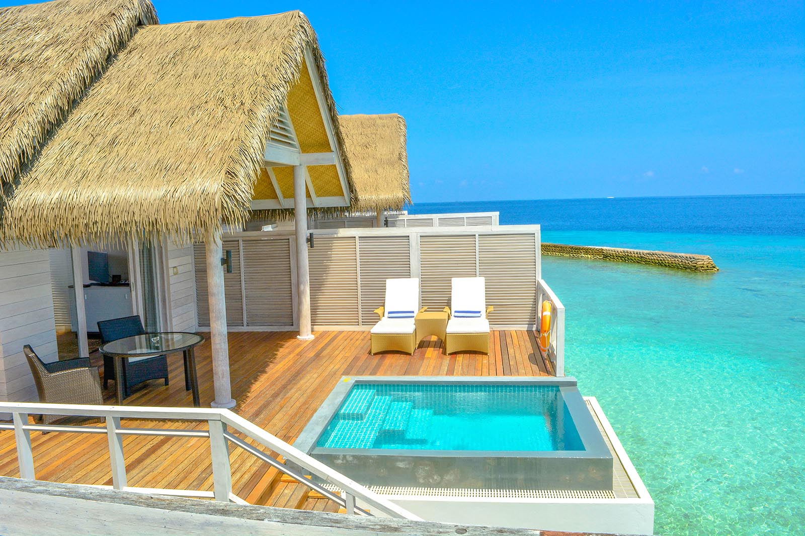 Water Villa with private pool at NH Maldives Kuda Rah - photo 1