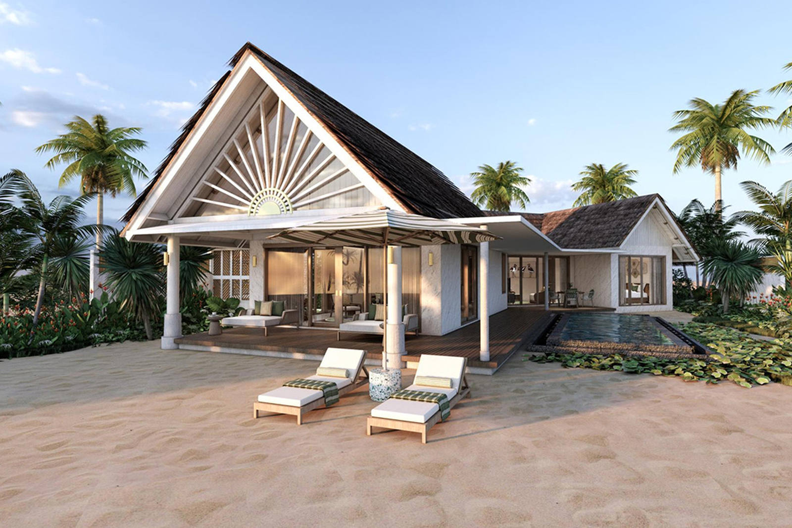 Family Beach Pool Villa Two Bedroom at Rah Gili Maldives - photo 1