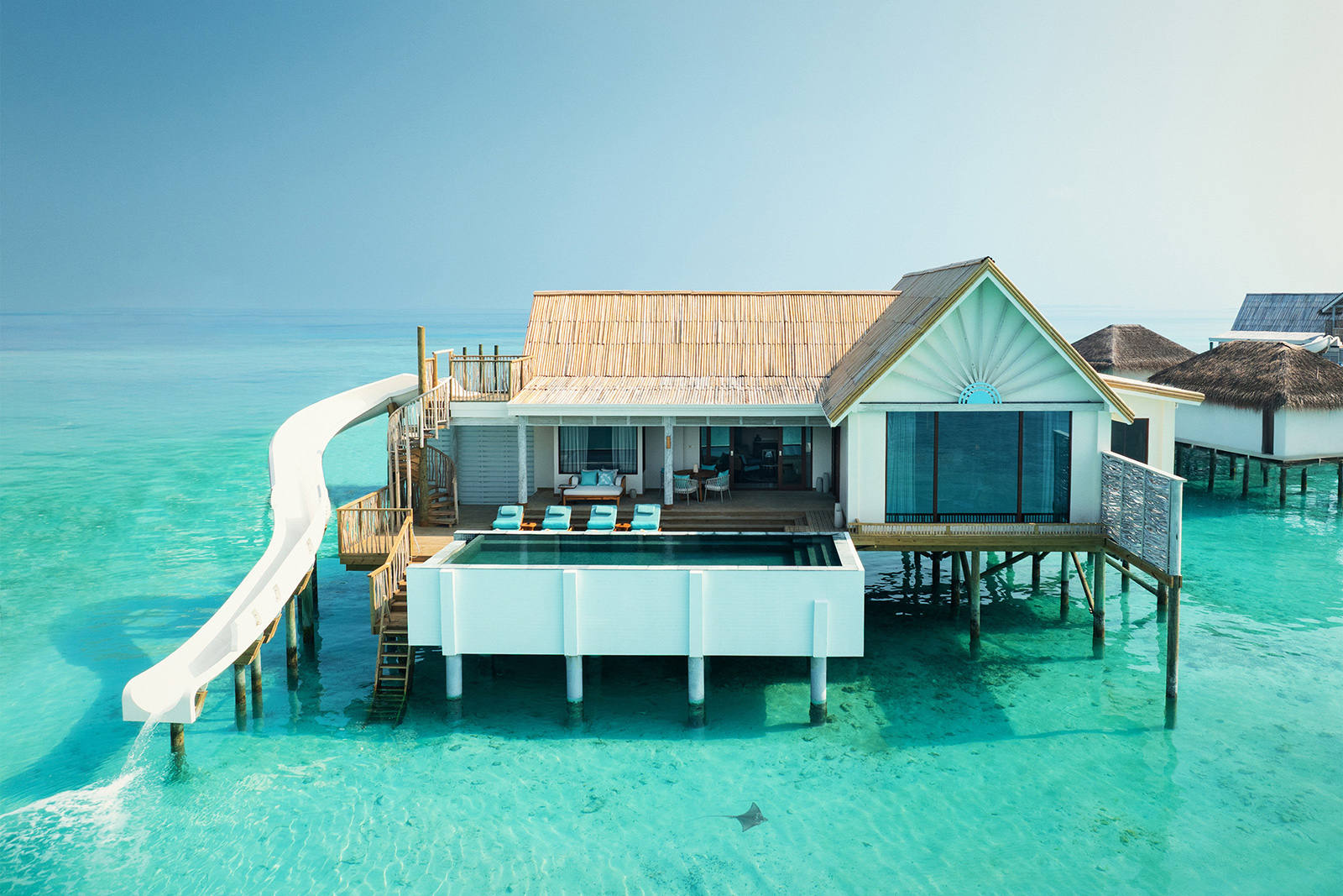 Sunset Family Water Pool Villa with Slide Two Bedroom at Rah Gili Maldives - photo 1
