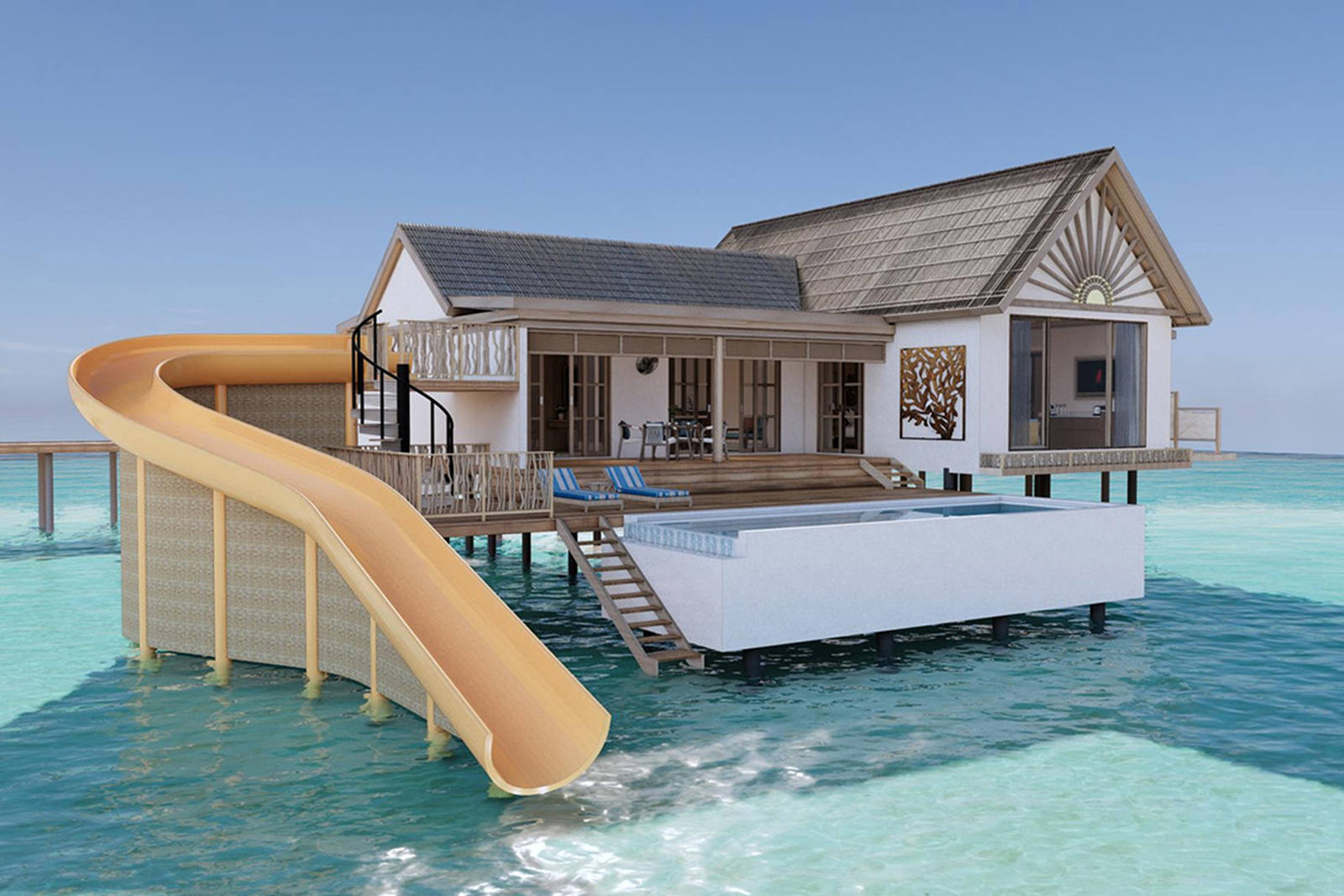 Water Pool Villa with Slide at Rah Gili Maldives - photo 1