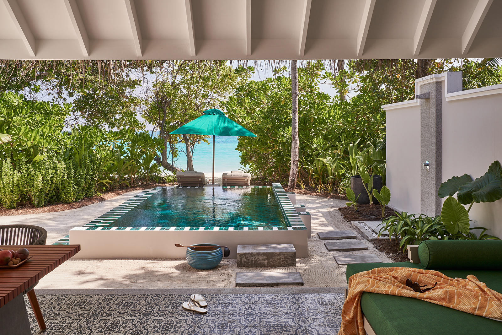 Beach Pool Villa at Seaside Finolhu Baa Atoll Maldives - photo 1