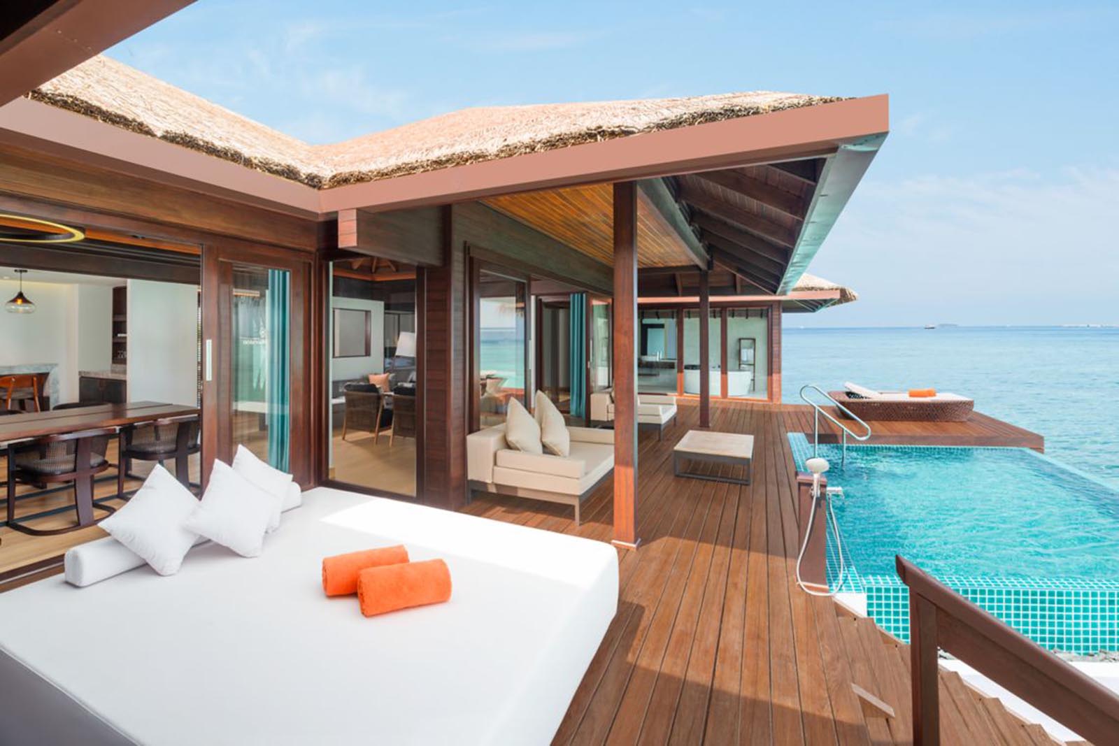 Two Bedroom Overwater Villa with Pool at Sheraton Maldives Full Moon Resort & Spa - photo 1