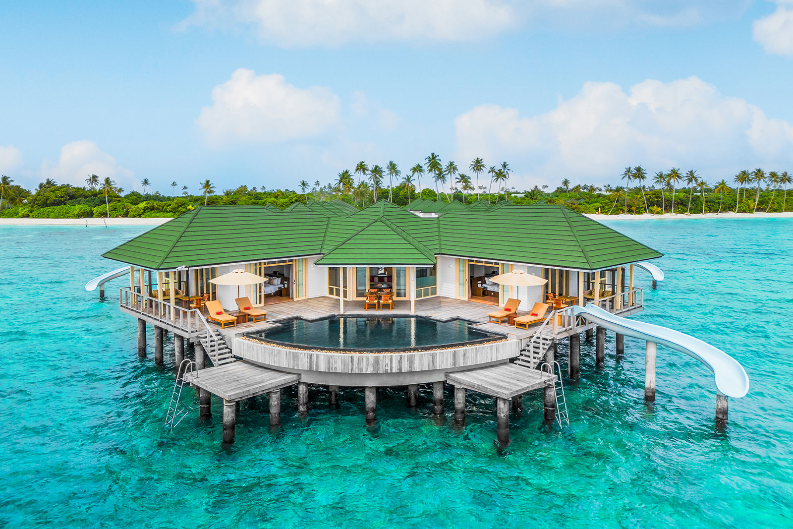 Grand Water Pavilion with Pool + Slide (2BR) at Siyam World Maldives - photo 1