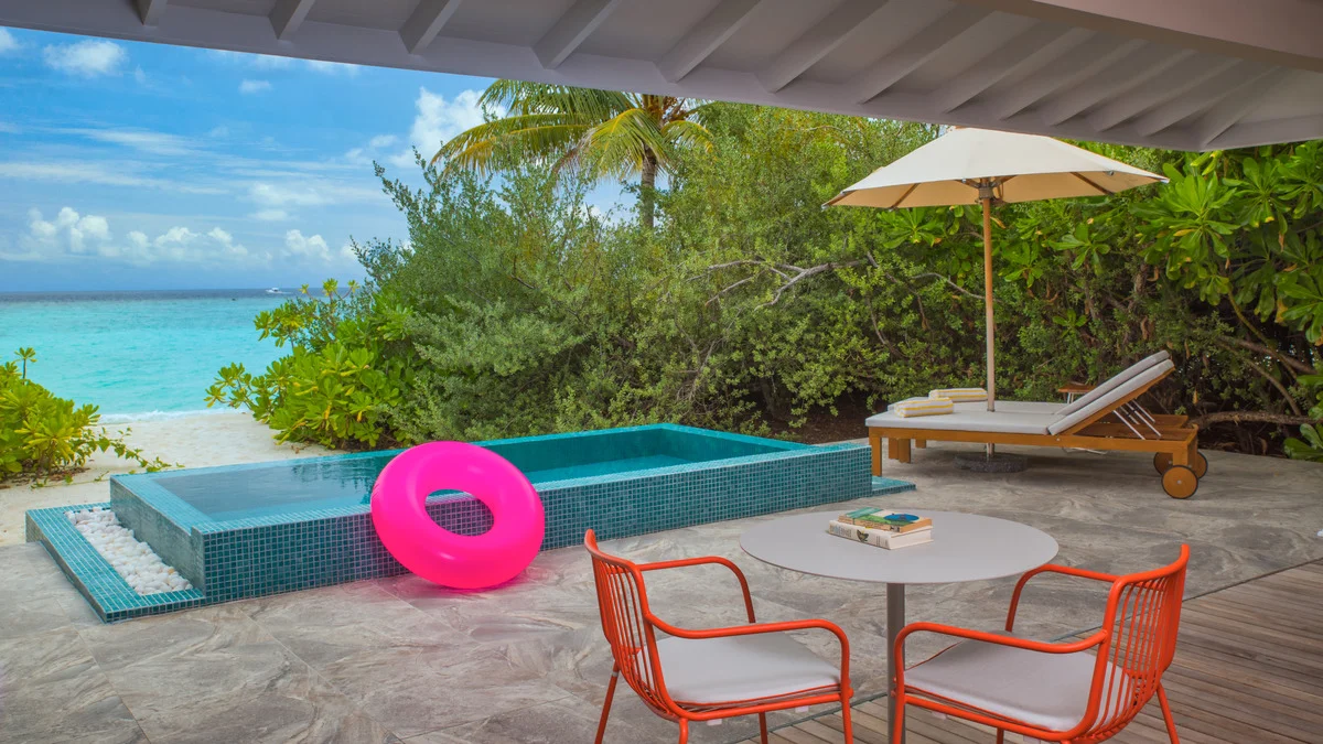 Overwater Villa at The Standard Huruvalhi Maldives