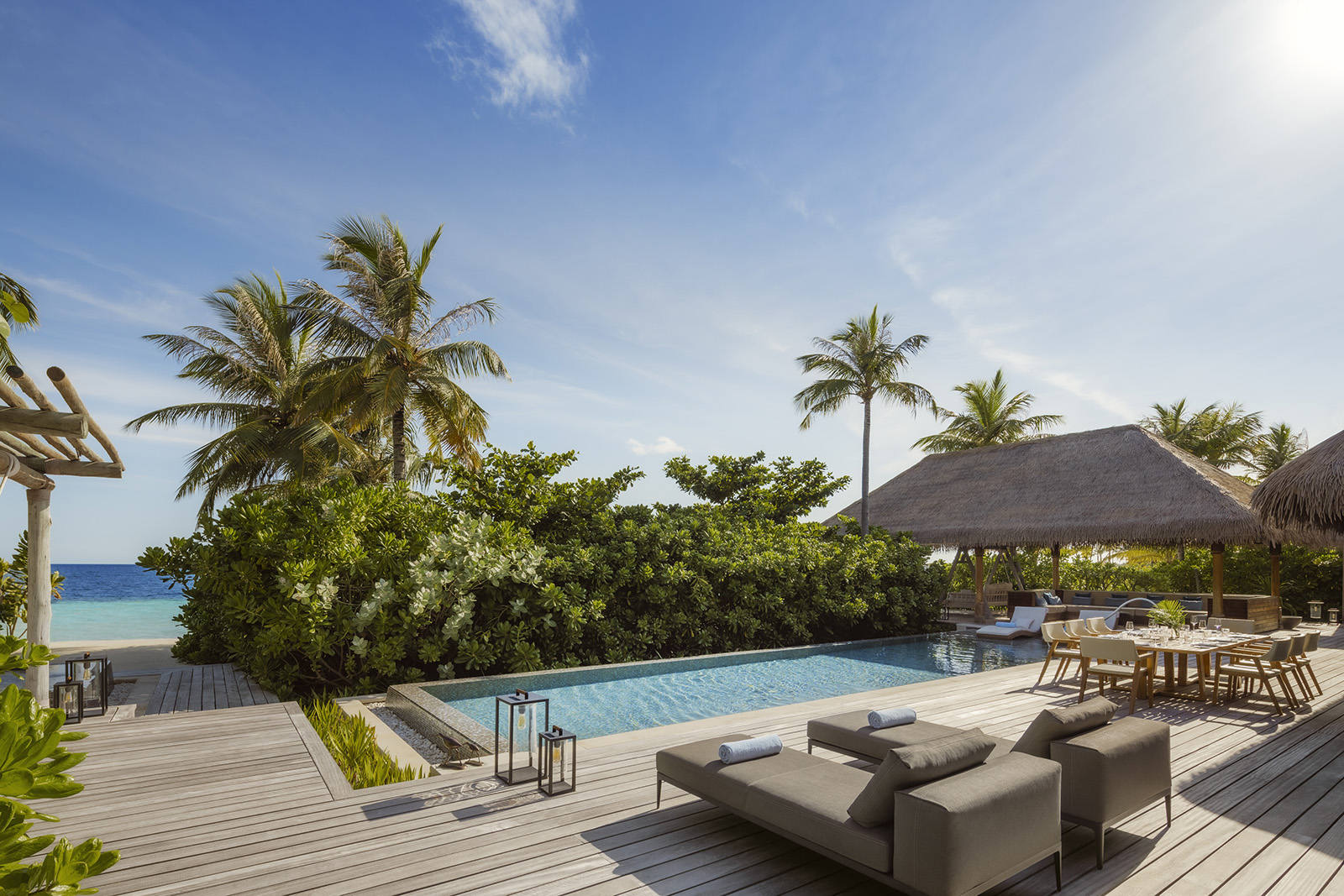 Three Bedroom Grand Beach Villa With Pool at Waldorf Astoria Maldives Ithaafushi - photo 1