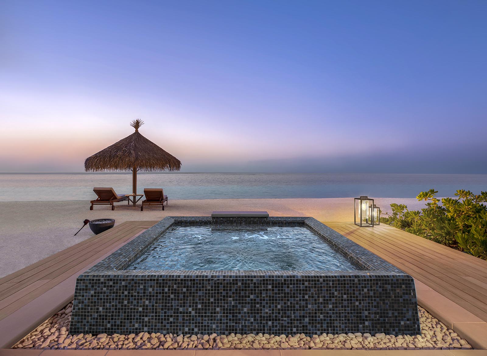 Two Bedroom Grand Beach Villa With Pool at Waldorf Astoria Maldives Ithaafushi - photo 1